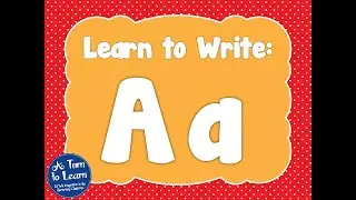 Learn to Write the Letter A