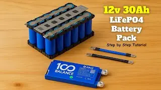 Building a 12v 30Ah Lithium Battery Pack – Step by Step!