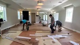 Cómo instalar piso de madera  paso a paso, hardwood floor installation