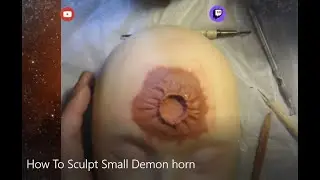 How to Sculpt and Cast a DIY Silicone Mold of a Small Demon Horn