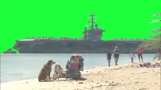 chroma key aircraft carrier