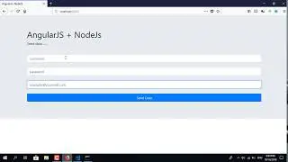 การส่งข้อมูลจาก Angularjs ไปยัง Nodejs ด้วย $http