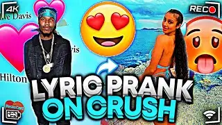 FETTY WAP “TRAP QUEEN” LYRIC PRANK ON CRUSH 😍 **GOT FREAKY** 💦