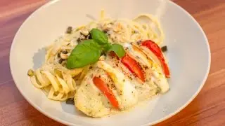 Rezept für Hähnchenbrust Caprese
