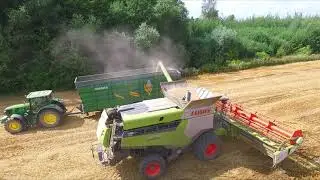 PTL-60Z Silage semitrailer transporting grain, Laumetris (Silosinė PTL-60Z puspriekabė veža grūdus)