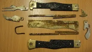 Восстановление (реставрация) складного ножа СССР, СН Ворсма