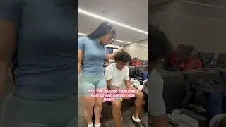 BRAIDING MY MANS HAIR AT THE AIRPORT 😱😱👀🇯🇲