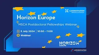 MSCA Postdoctoral Fellowships Webinar - 5 July 2024