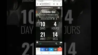 Cool Cobra Kai Release Date Countdown For Dec.31,2021