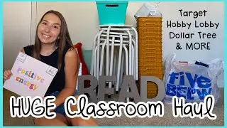 CLASSROOM HAUL || TEACHER VLOG || Shop with Me