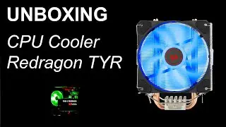 Unboxing - Cooler Regragon Tyr Blue - Foto e Hardware