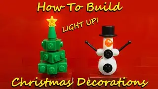 How To Build Light-Up LEGO Christmas Decorations!