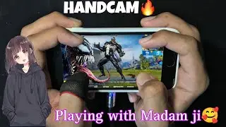 I playing with madam ji 🥰 /Update 3.4 iPhone SE 2020 HO+60fps test in 2024 IPUBG MOBILe #pubgmobile