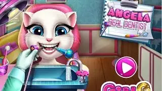 Игра Кошка Анжела у Дантиста