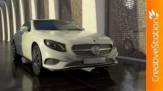 Mercedes Benz S - 3D Speed art (