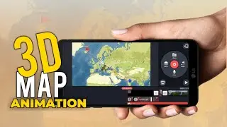 3D MAP ANIMATION in Kinemaster | Kinemaster Video Editing | Hopeman Studio