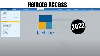 Remote Access in Tally Prime 2022 for Beginners|How to Do Work From Home in Tally Prime