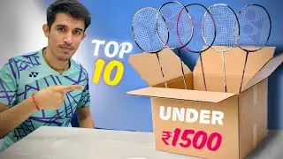 Top 10 Rackets Under ₹1500 in 2023 , Best Badminton Racket for Attacking Players !