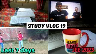 A day in the life of jee 2023 aspirant || Last week of prep🥺