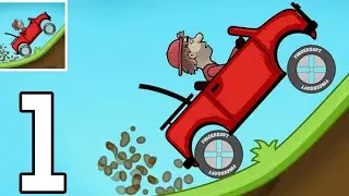 Hill Climb Racing Gameplay walkthrough part 1 (android & iOS)