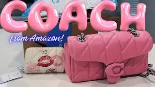 ✨👛  MY FIRST COACH TABBY FROM AMAZON ✨👛  PROS & CONS + OTHER COACH ITEMS HAUL   #VIVIDPINKCOACHTABBY