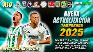 💯Nuevo PARCHE TOP FC25 con TODO ACTUALIZADO AL 2025 / TUTORIAL / Pes 2019 al FC25