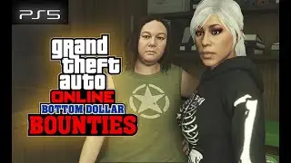 GTA V ONLINE!!! | PS5 | The Bottom Dollar Bounties | Todas las misiones / CINEMÁTICAS