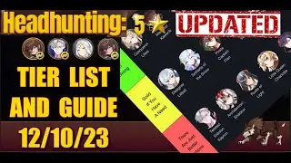 UPDATED & Simplified ML5 Head Hunting Tier List & Guide.  12/10/23
