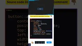 Create Animated Hover me Button using HTML CSS 