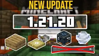 MCPE 1.21.20 Full release - Everything new Changes & Fixes this update