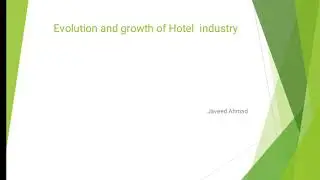 Bttm/1st sem/Hospitality Management/Evelution and growth