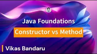 Java Foundations - Constructor vs Method Syntax