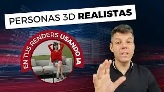 Personas 3D Realistas en tus renders usando IA