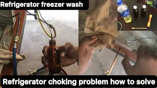 Frej choking problem how to solve || frej ka frezeer kasa wash kra | hindi & urdu