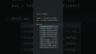 Телеграм Бот на Python за Пару Секунд