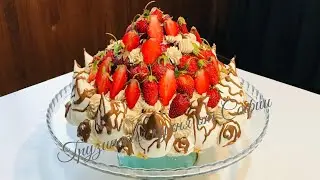 Торт с клубникой / Strawberry Cake