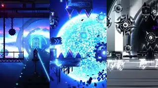 HARDEST Space themed Extreme Demons // Geometry Dash 2.2