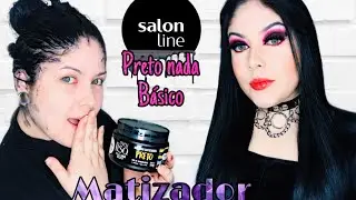 Matizador Salon Line preto nada básico (meuliso) #salonline #cabelos