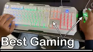 Best Looking Gaming Keyboard & Mouse Combo | Zebronics Zeb-Transformer keyboard & Mouse Combo White