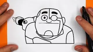 COMO DIBUJAR A CYBORG (Guys Look а Birdie) | Friday Night Funkin (FNF) / Teen Titans Go! - fácil
