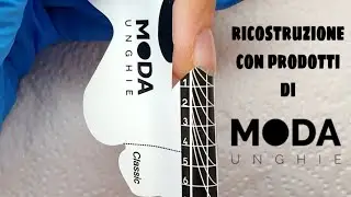 Ricostruzione unghia con prodotti di MODA UNGHIE 😍