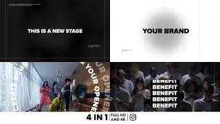 Minimal Typography Opener | After Effects Template