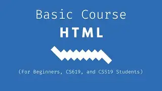 HTML Basics Course For Beginners and | CS619 | | CS519| in Hindi/Urdu | 