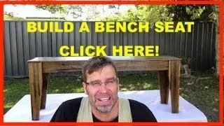 How to Build a Bench Seat. Awesome DIY Project!