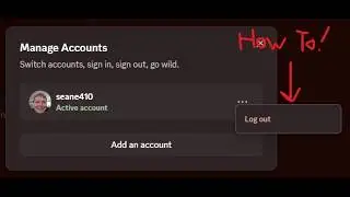 How to sign out of the Discord Desktop app