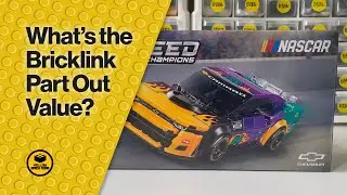 What's The Bricklink Part Out Value  LEGO Speed Champions NASCAR Next Gen Chevrolet Camaro ZL1 76935