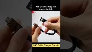 Simplify Life: USB Charger Bracelet for Convenience & Style!