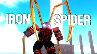 ROBLOX||BLOXVERSE-UNLIMITED||IRON SPIDER SUIT||PRO SWINGING