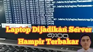 Laptop dijadikan server hampir meledak #shorts #short #server