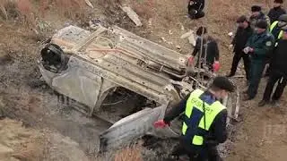 ⚡️Жиззахдаги зовурдан ёқиб юборилган ҳолда топилган машина ичидан мурда чиқди😨